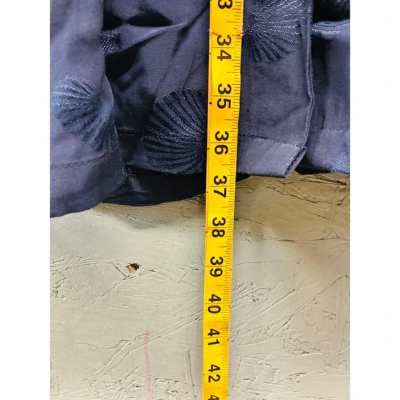 Vero Moda Shirt Dress Women's XL Navy Blue Button Front Casual Summer Mini - Picture 10 of 12